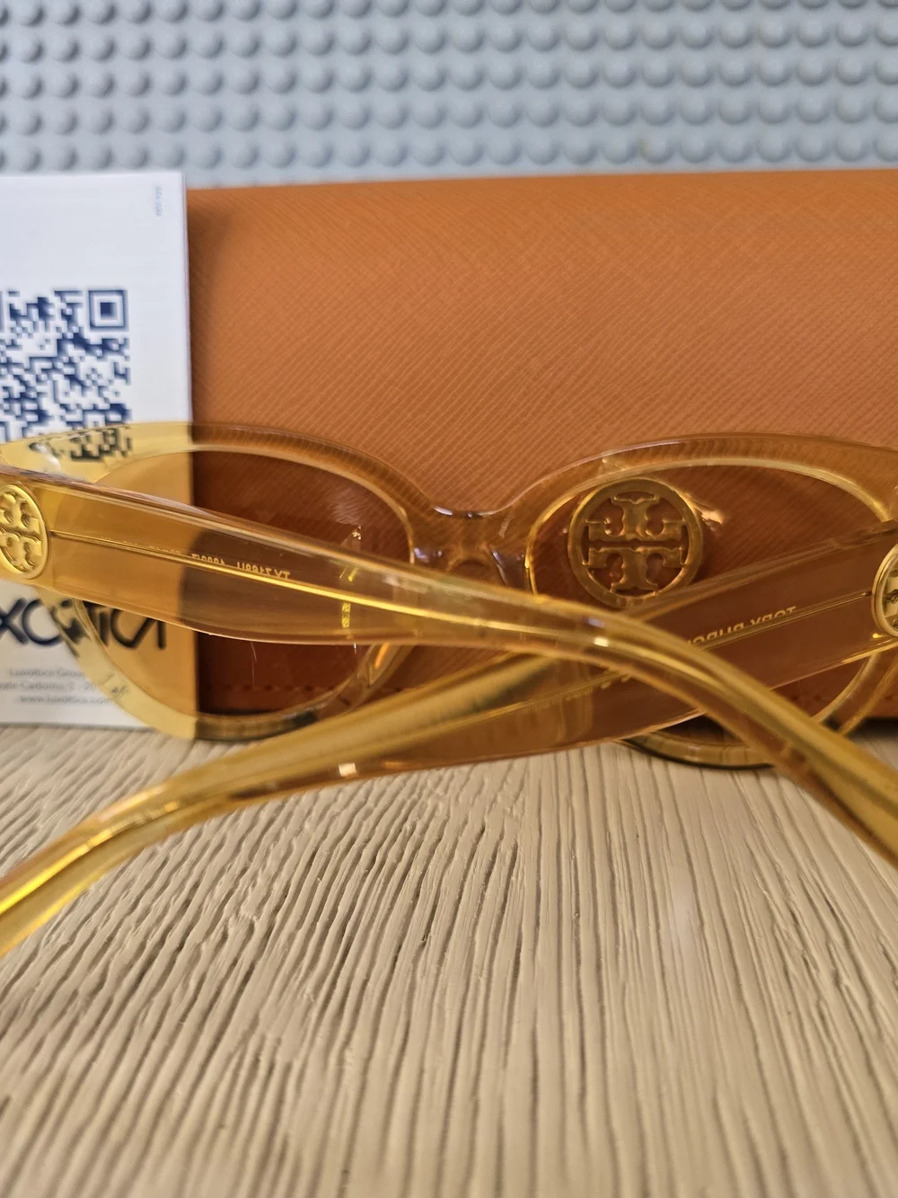Tory Burch Honey Amber Cat-Eye Sunglasses